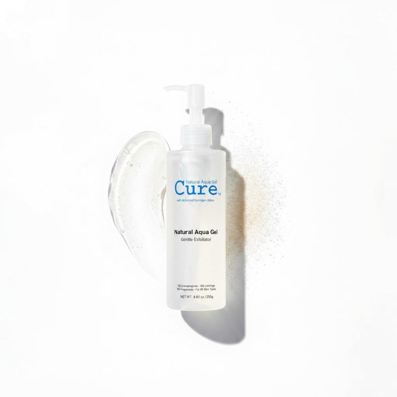 Cure Aqua Gel vs ansiktsskrubb: vad är skillnaden? 