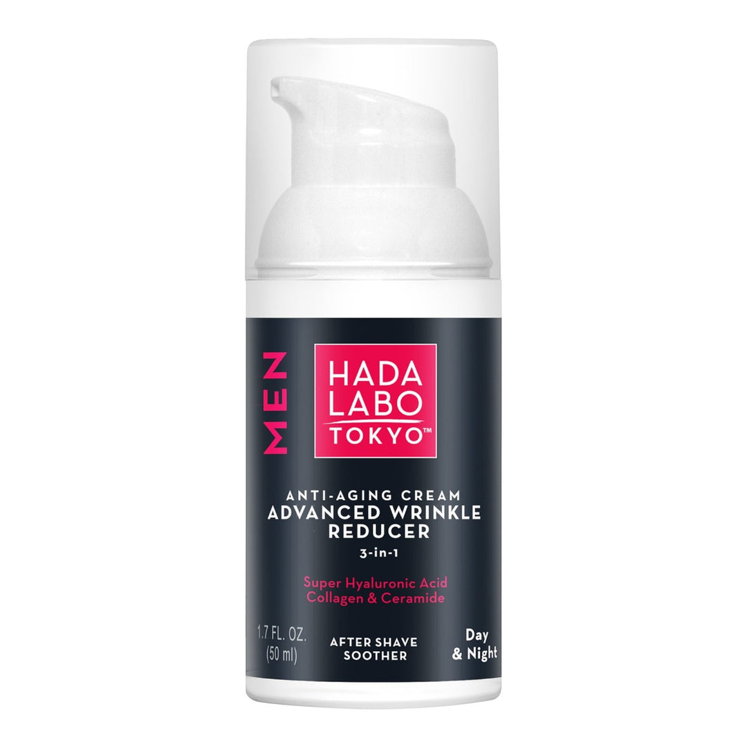 Hada Labo Anti-Aging Cream Advanced Wrinkle Reducer FOR MEN 50ml dag- och nattkräm med hyaluronsyra.