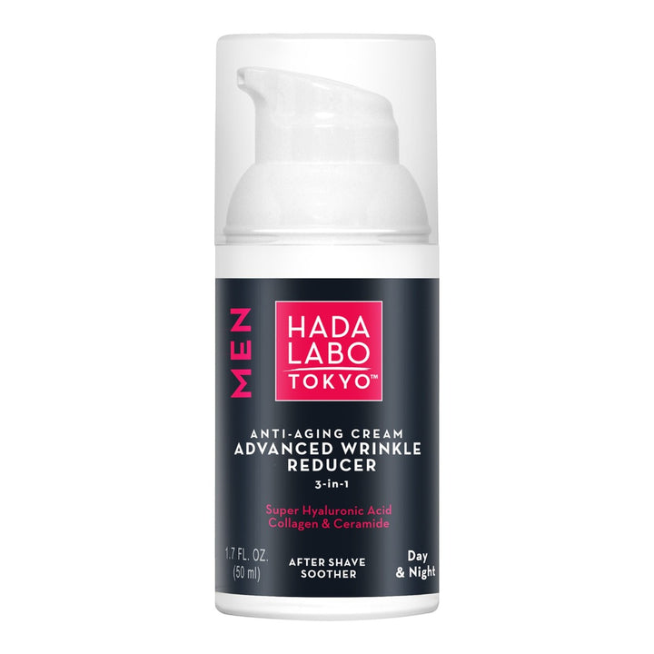 Hada Labo Anti-Aging Cream Advanced Wrinkle Reducer FOR MEN 50ml dag- och nattkräm med hyaluronsyra.