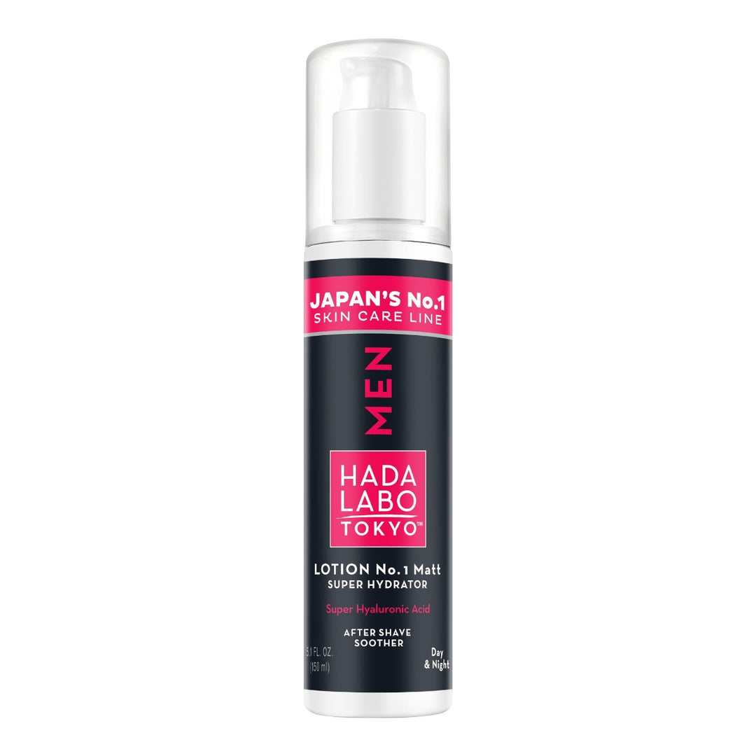 Hada Labo Lotion No.1 Matt Super Hydrator FOR MEN 150ml med pump, ansiktslotion med hyaluronsyra.