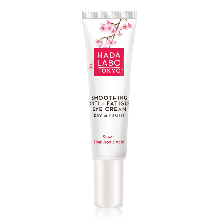 Hada Labo Smoothing Anti-Fatigue Eye Cream 15 ml tub för dag och natt.
