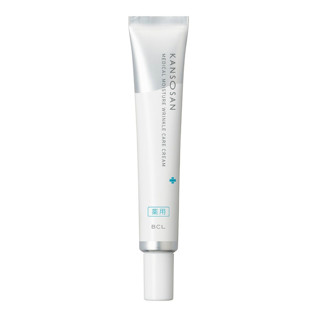KANSOSAN Medical Moisture Wrinkle Care Cream 20g tub i vitt på ljus bakgrund.