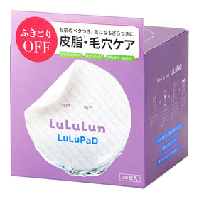 LuLuLun LuLuPad Sebum & Pore Care 50 pads 100ml med japansk text på förpackningen.