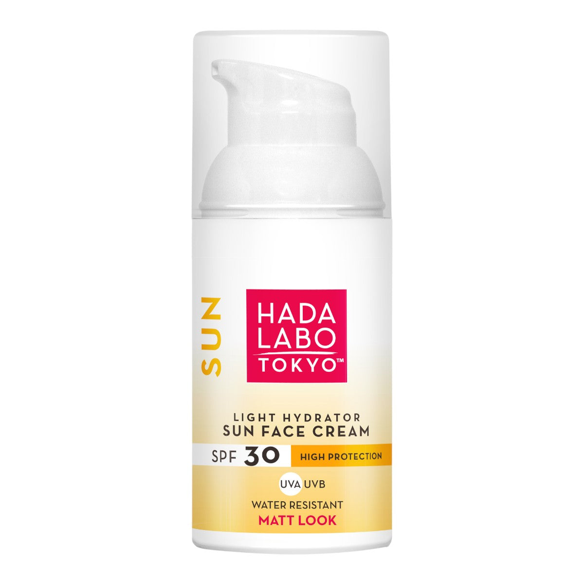 HADA LABO TOKYO Light Hydrator solkräm för ansiktet med SPF 30, 50 ml.