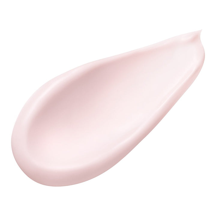 Närbild av en slät, ljusrosa momopuri Moist Barrier Cream 80g krämklick mot vit bakgrund.
